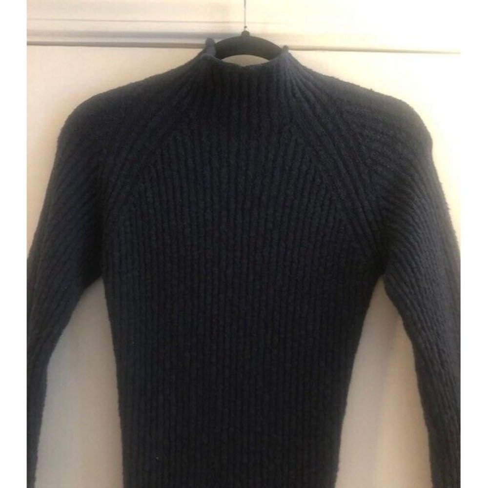 NWT ACNE STUDIOS KENNICE RIBBED BOULCE LONG SLEEVE RIBBED MIDI DRESS US SZ M - Picture 9 of 12